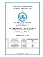 phân tích và đánh giá các công cụ quản trị của tập đoàn vingroup công ty cp