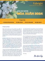 BẢN TIN FSPPM MÙA XUÂN 2024MÙA XUÂN 2024