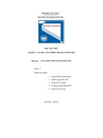 tiểu luận bài tập viết chủ đề vấn đề làm thêm trong sinh viên