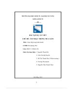 tiểu luận bài tập dự án viếtchủ đề âm nhạc trong mua sắm