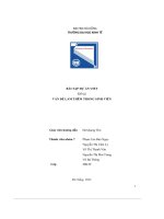 tiểu luận bài tập dự án viết đề tài vấn đề làm thêm trong sinh viên