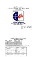 môn marketing trực tuyến nhóm heny garden