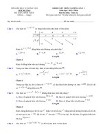 đề kscl l1 sở hải dương hdg