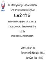đề tàimô hình hóa và nhận dạng hệ cánh tay robot 2 bậc tự do áp dụng phương pháp bình phương cực tiểu hồi quy tuyến tính