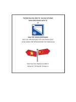 tiểu luận báo cáo văn hóa giao tiếp của trung quốc và kế hoạch tiếp đón đoàn đối tác tham quan