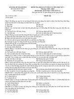 gdcd kscl l1 sở hải dương