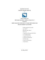 tiểu luận đề tài triển khai phần mềm quản lý kho trên odoo chodoanh nghiệp 3 sạch food