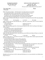 kscl1 môn lịch sử