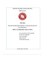 Tiểu Luận Phân Tích Mối Liên Hệ Giữa Pháp Luật Và Chuẩn Mực Đạo Đức, Liên Hệ Với Luật Dân Sự.pdf