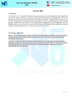 Cơ học cơ sở 1- Đại Học Xây Dựng Hà Nôi ( tài liệu ôn thi)