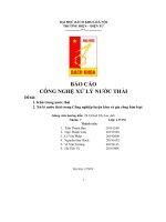 báo cáo công nghệ xử lý nước thải khử trùng nước thải xử lý nước thải trong công nghiệp luyện kim và gia công kim loại