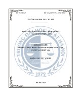 Khoá luận tốt nghiệp: Tổ chức thực hiện văn bản quy phạm pháp luật ở Việt Nam hiện nay