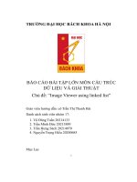 báo cáo bài tập lớn môn cấu trúc dữ liệu và giải thuật chủ đề image viewer using linked list