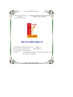 đồ án môn học ii thiết kế lưới điện khu vực đầu đề số 27