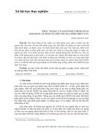 THỰC TRẠNG VÀ GIẢI PHÁP CHÍNH SÁCH ĐẢM BẢO AN SINH XÃ HỘI CHO GIA ĐÌNH HIỆN NAY