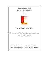 Báo Cáo Bài Tập Nhóm 2 Các Đặc Tuyến Và Phương Pháp Phân Cực Của Fet, Ứng Dụng Của Op Amp.pdf