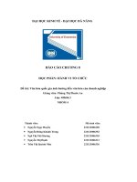 báo cáo chương 8 học phần hành vi tổ chứcđề tà văn hóa quốc gia ảnh hưởng đến văn hóa của doanh nghiệp