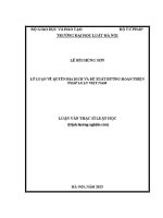 Luận văn thạc sĩ Luật học: Lý luận về quyền địa dịch và đề xuất hướng hoàn thiện pháp luật Việt Nam