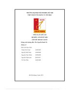 tiểu luận giữa kỳ cơ sở dữ liệu chủ đề retail sales