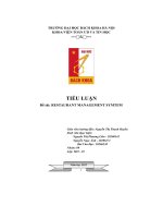 Tiểu Luận  Restaurant Management Symtem.pdf