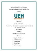 tiểu luận môn nguyên lý kế toán tại sao phải có bút toán điều chỉnh cho các ví dụ về bút toán điều chỉnh