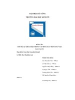 báo cáo chủ đề sự khác biệt trong văn hóa giao tiếp giữa việtnam và mỹ