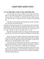 Chọn Mẫu Kiểm Toán