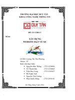 đồ án cdio 3 đề tài xây dựng website đặt vé xe