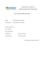 bài tập 2 phát triển sản phẩm 3 sản phẩm cocacola thuộc loại chiến lược khác biệt