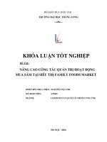 nâng cao công tác quản trị hoạt động mua sắm tại siêu thị family foods market