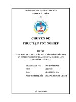 Chuyên đề thực tập tốt nghiệp: Tình hình khai thác sản phẩm bảo hiểm nhân thọ An Tâm Hưng Thịnh Toàn Diện tại Daiichi Life chi nhánh Cầu Giấy