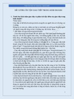 Đề Cương Ôn Tập Môn Giao Tiếp Đàm Phán