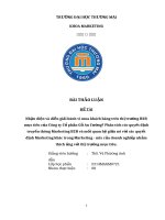 nhận diện và diễn giải hành vi mua khách hàng trên thị trường b2b mục tiêu của công ty cổ phần gỗ an cường phân tích các quyết định truyền thông marketing b2b