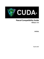 PASCAL COMPATIBILITY GUIDE RELEASE 12 5 NVIDIA MAY 09, 2024