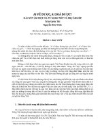 1 AI VẼ ĐƯỢC, AI XOÁ ĐƯỢC? DẤU VẾT ÂM VIỆT CỔ: TỪ SONG TIẾT VÀ PHỤ ÂM KÉP 10 ĐIỂM
