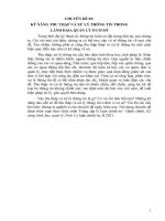 Kỹ năng thu thập và xử lý thông tin trong lãnh Đạo quản lý ở cơ sở