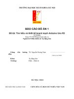 báo cáo đồ án 1 đề tài tìm hiểu và thiết kế board mạch arduino uno r3