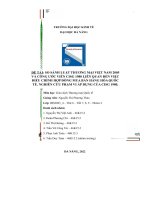 tiểu luận so sánh luật thương mại việt nam 2005và công ước viên cisg 1980 liên quan đến việcđiều chỉnh hợp đồng mua bán hàng hóa quốctế