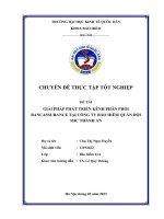 Chuyên đề thực tập tốt nghiệp: Giải pháp phát triển kênh phân phối Bancassurance tại Công ty Bảo hiểm MIC Thành An
