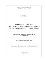 Luận Văn Thẩm Quyền Của Tòa Án Đối Với Quyết Định Cá Biệt Của Cơ Quan, Tổ Chức Khi Giải Quyết Vụ Việc Dân Sự.pdf