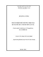 Luận Văn Trách Nhiệm Bồi Thường Thiệt Hại Do Người Chưa Thành Niên Gây Ra.pdf