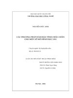 luận văn các phương pháp đảm bảo tính chắc chắn cho một số mô hình học sâu