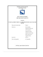 tiểu luận đề tài vấn đề lao động trong các hiệp định thương mại tự do thế hệ mới