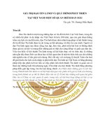 GIÁ TRỊ ĐẠO TIN LÀ NH VÀ QUÁ TRÌNH PHÁ T TRIỂN TẠI VIỆT NAM-MỘT SỐ QUAN ĐIỂM BAN ĐẦU