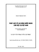 Luận Văn Pháp Luật Về Lao Động Nước Ngoài Làm Việc Tại Việt Nam.pdf