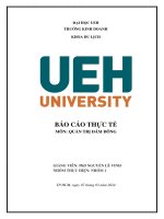 BÁO CÁO THỰC TẾ MÔN QUẢN TRỊ ĐÁM ĐÔNG sự kiện Chợ phiên cuối tuần The Box Market 4