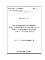 đặc điểm lâm sàng cận lâm sàng và một số yếu tố liên quan đến thiếu máu thiếu sắt ở trẻ từ 02 tháng đến 60 tháng tuổi tại bệnh viện a thái nguyên