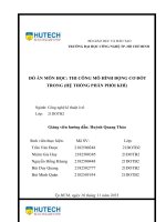 đồ án môn học thi công mô hình động cơ đốt trong hệ thống phân phối khí đề tài thi công mô hình động cơ đốt trong 1nz hệ thống phân phối khí