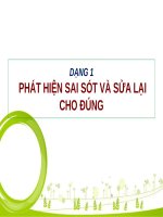 Các dạng bài tập môn kiểm toán tài chính