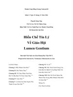 TỰ TÔNG ĐỒ, THÁNH CÔNG ĐỒNG CHUNG VATICANÔ II, KHÓA V